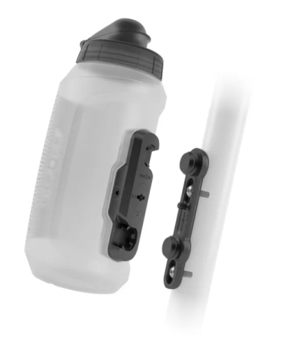 Fidlock TWIST Drikkeflaske 750ml kompakt + Sykkelbase, Gjennomsiktig